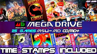 Top Mega Drive CD MSU/MD+ Super Enhanced Games (Time Stamps) #megadrive #segagenesis #megadrivegames