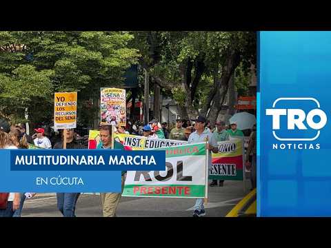 Marchas en Cúcuta HOY: Así se vivió el Paro de Sindicatos y Movimientos Sociales