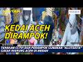 Terekam CCTV! Dua Perampok Gunakan "Alutsista" Gasak Warung Aceh di Medan