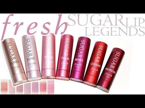 Review & Swatches: FRESH Sugar Lip Legends