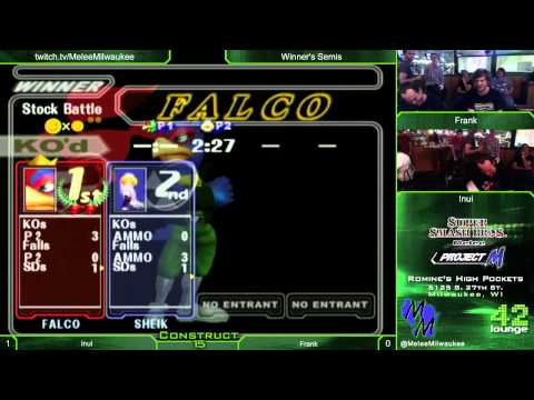 Construct 15 - Inui VS Frootloop - Melee Singles - Winner's Semis