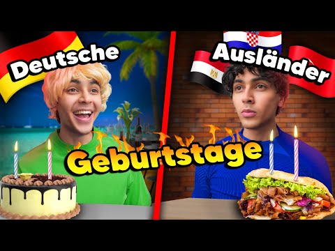 Deutsche vs Ausländer beim Geburtstag ???????? |  Mohi__07