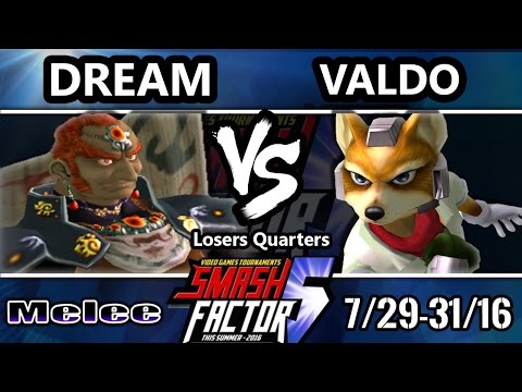SF5 SSBM - Dream (Ganondorf) Vs. SF | Valdo (Fox) Smash Melee Losers Quarters