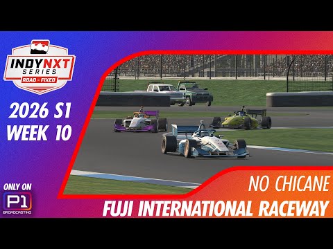 Indy NXT Road Series Mon Night Top Split | FUJI | 2026S1 W10 | iRacing Broadcast