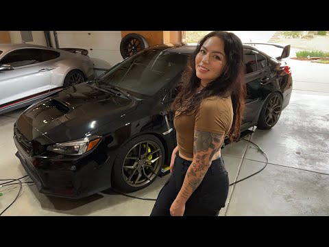 Subaru WRX STI Clutch Install Part 1 | Mach1 Gets Stock Exhaust?