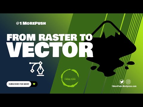 Converting Raster to Vector! (Inkscape Tutorial)