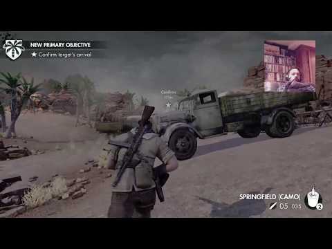 Sniper Elite 3 Hunt the Grey Wolf Authentic(mission complete)  Livestream Pt2