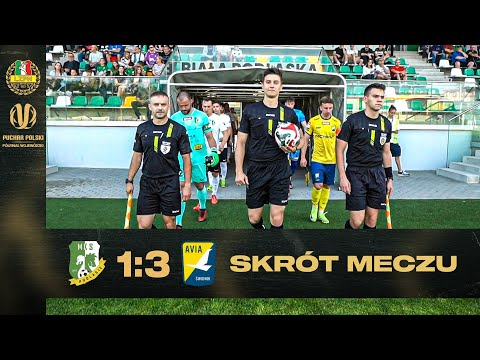 Skrót meczu: Podlasie Biała Podlaska - Avia Świdnik 1:3 #pucharpolski | Sezon 2024/25