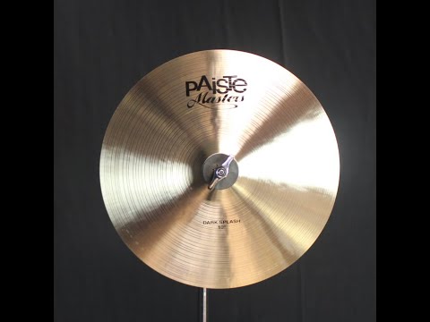 Paiste 10" Masters Dark Splash - 287g (video demo) image 2