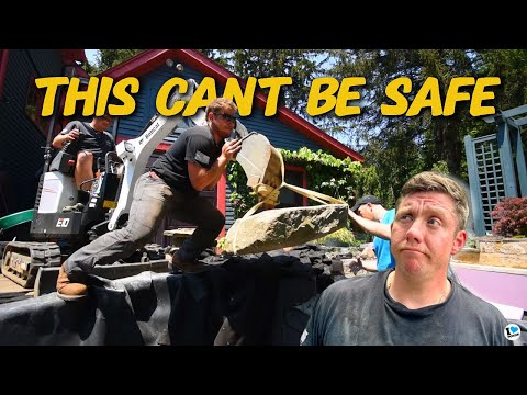 THIS ROCK WAS WAY TOO BIG FOR OUR MACHINE!