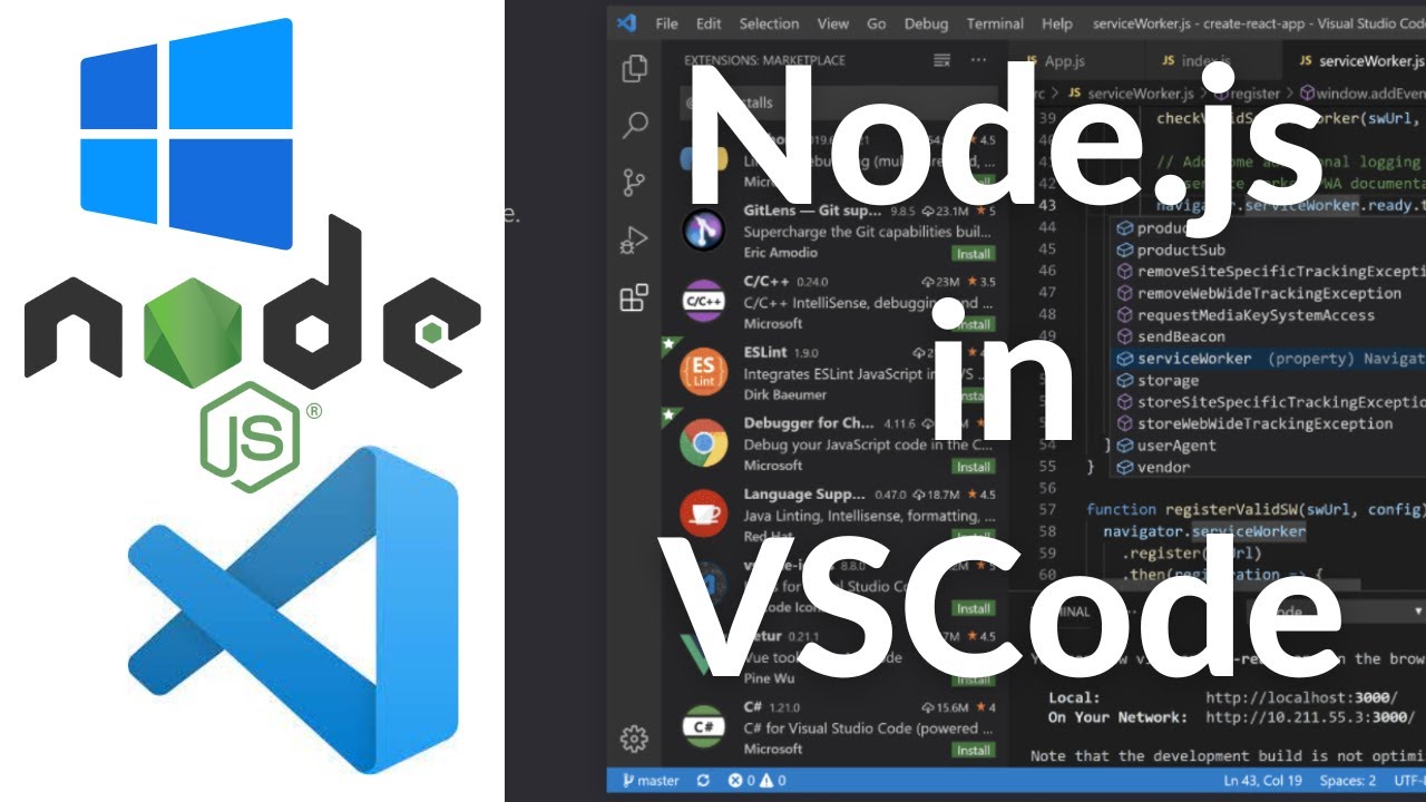 How to Run Node.js in Visual Studio Code | Node.js in VSCode