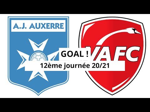 AJ Auxerre - Valenciennes [0-(1)] GOAL 12' (Teddy Chevalier) 12ème journée 2020/21
