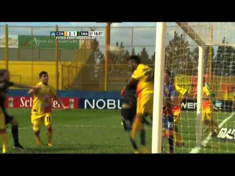 Increíble lo que pasó en el área. Crucero 2 - san Martín SJ 1. Fecha 15. primera División 2015. FPT-