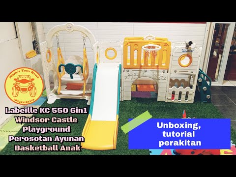 Unboxing Tutorial Perakitan Labeille KC 550 6in1 Windsor Castle #nickstoysrent #sewaplaygroundjogja