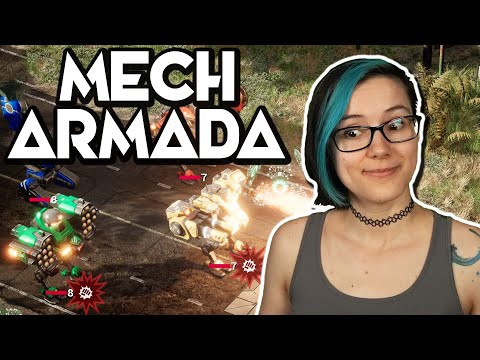 Fighting Against Dinosaurs in Mech Armada | Part 1