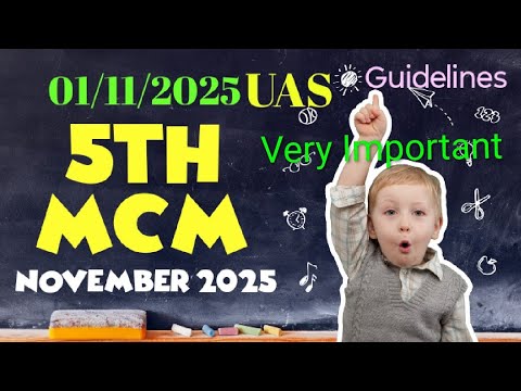 5th MCM November 2025 | November monthly cluster level meeting | Guidelines Discussion