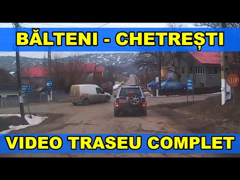 Ruta BALTENI - CHETRESTI video februarie 2019 ( sate din Vaslui )
