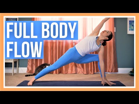 30 min Full Body Yoga - Intermediate Vinyasa Yoga
