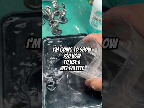 EASY Wet Palette Guide #warhammer #warbosstae #miniaturepainter #warhammer40k #ageofsigmar