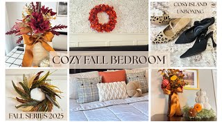 Cozy Fall Master Bedroom Transformation | Cosy Island Review