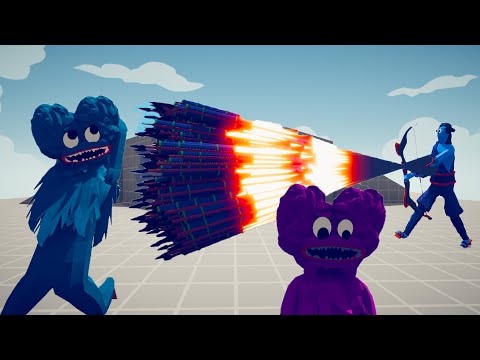 POPPY PLAYTIME HUGGY WUGGY and KISSY MISSY vs EVERY GOD - Totally Accurate Battle Simulator TABS