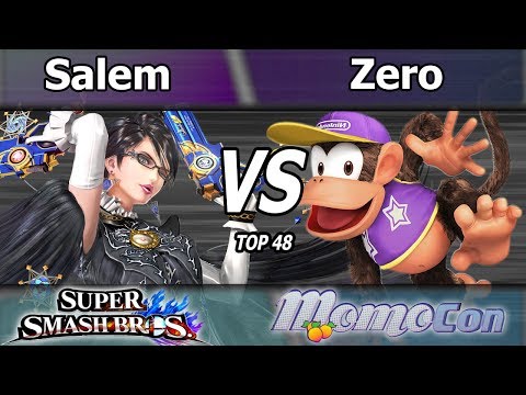 MVG|Salem (Bayonetta) vs. TSM|Zero (Diddy Kong) - Wii U Winners Quarters - Momocon 2017