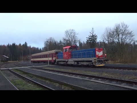 JEŠTĚ TO JEZDÍ - 558.díl - S kravkou 714.014 na Jedlovou