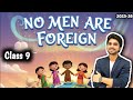 No Men Are Foreign Class 9 Beehive Poem One Shot Full हिंदी में Explained By Dear Si