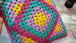 Capa de Almofada em Crochê simples e fácil ENCANTO