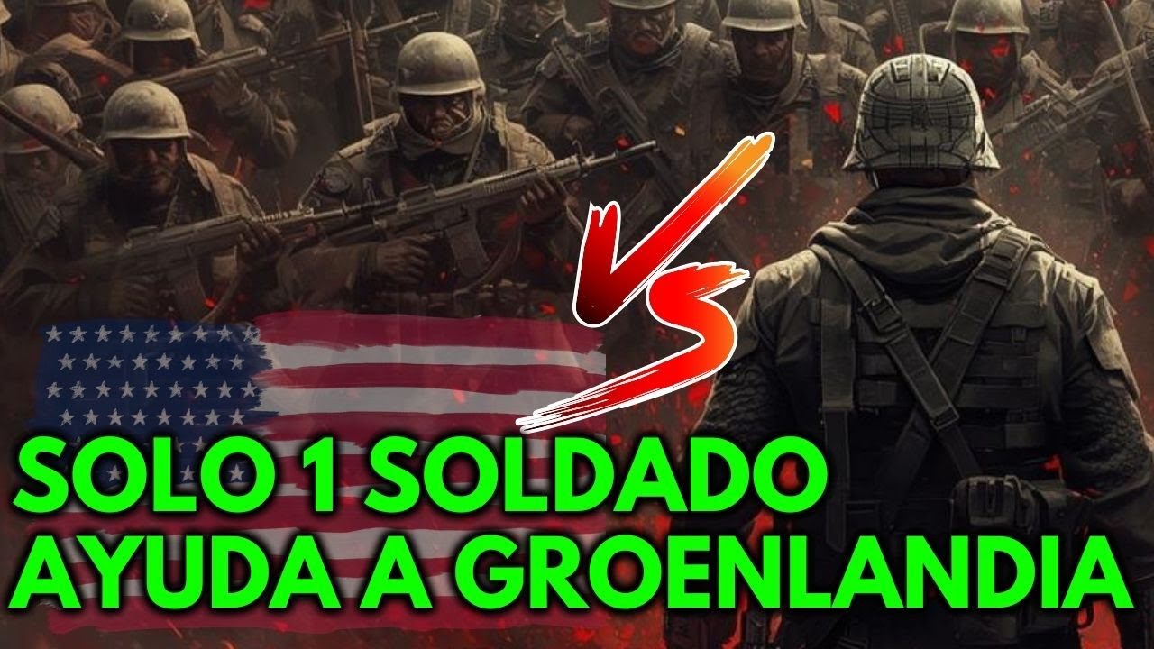 Enviaron a SOLO 1 SOLDADO para DEFENDER a GROENLANDIA del ATAQUE de ESTADOS UNIDOS
