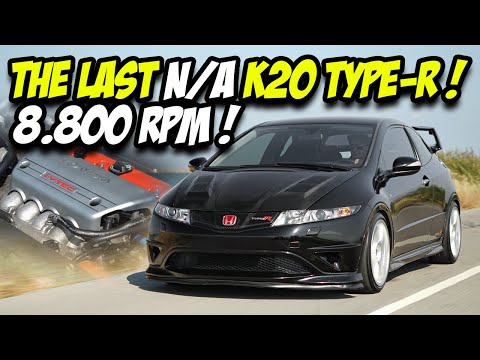 Honda Civic FN2 Type R / Crazy K20 Engine & Exhaust Sound / 100-200 Km/h Acceleration !
