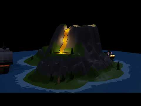 Blender Pirate Ship and Island (10 minute build by Imphenzia)