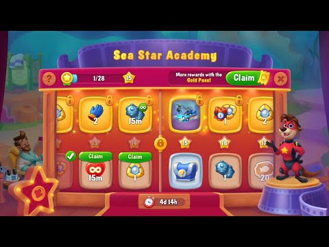 @Fishdom Win Strikes Level 11059 - 11067. Sea 🌟 Academy Level 14