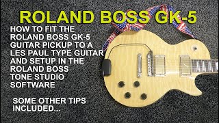 Video thumbnail for Roland Boss GK-5 Easy Installation on an LP Guitar | See how its done by tonymckenziecom