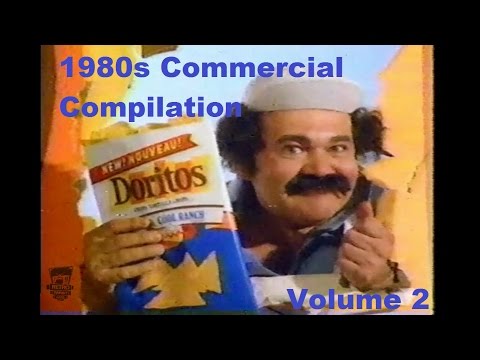 1980s TV Commercial Compilation Volume 2.  Mostly From 1986