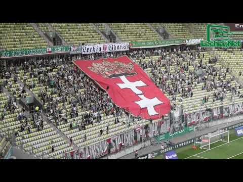 2020-08-29 Oprawa na meczu Lechia Gdańsk vs. Raków Częstochowa