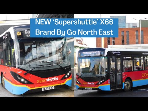 NEW Go North East ‘Supershuttle’ X66 Buses | Gateshead & Metrocentre