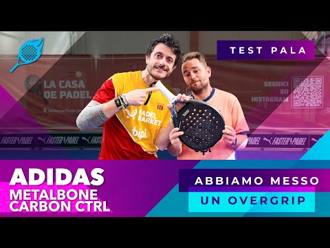 Adidas METALBONE CARBON CTRL: Review (Eng Subs). Bella, maneggevole e….abbiamo messo un overgrip