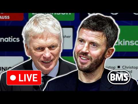 🔴 LIVE | Michael Carrick and David Moyes | Everton 0-1 Man Utd