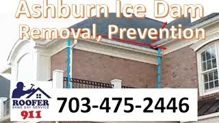 preview picture of video 'Ashburn Ice Dam Removal | 703-475-2446 | Roofer911'