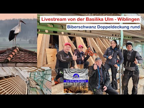 Dachlattung Teil 8 21.10.2025 - Basilika St. Martin Ulm - Biberschwanzdeckung - Dachdecker Colditz