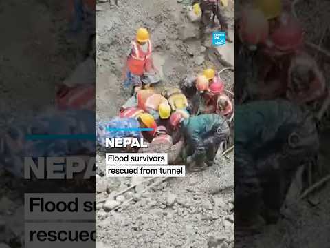 #Nepal: Two flood survivors rescued from hydropower tunnel