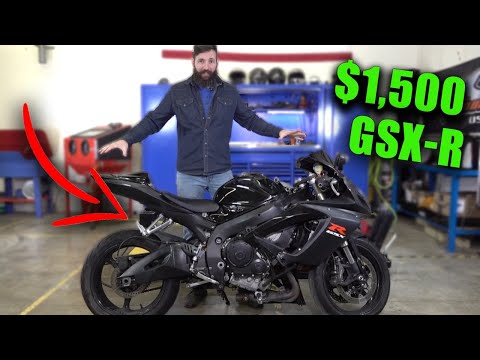 I Bought the Cheapest Suzuki GSXR at the Auction