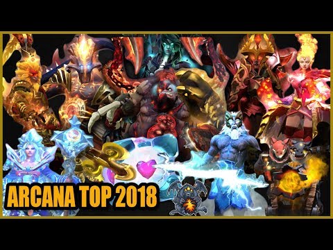 DOTA 2 TOP ARCANA WITH EXPENSIVE MIX SET 2018 (GOLDEN ITEMS - RARE ITEMS - BEST IMMORTALS)