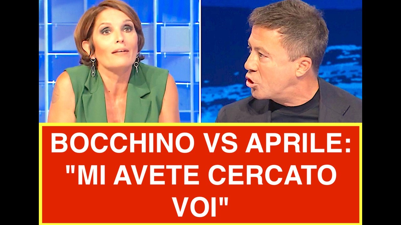 BOCCHINO VS MARIANNA APRILE: "MI AVETE CERCATO VOI" IN ONDA LA7