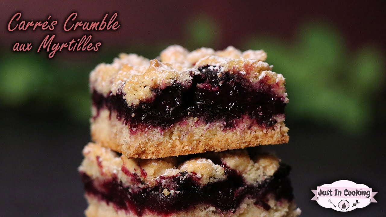 Recette des Carrés Crumble Myrtille Citron : Un Dessert Fruité et Réconfortant Recette des Carrés Crumble Myrtille Citron : Un Dessert Fruité et Réconfortant
