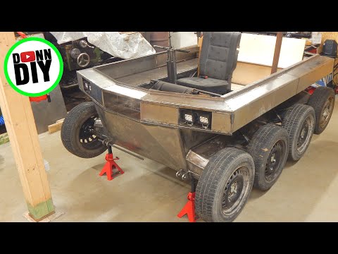 Sheet Metal Hull DONE - Tracked Amphibious Vehicle Build Ep. 18