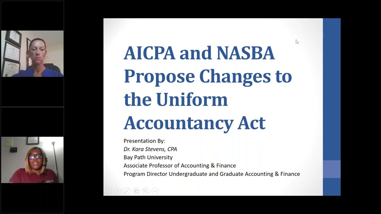 Dr. Stevens, CPA discusses The AICPA’s Proposed CPA Competency Based Experience Pathway.