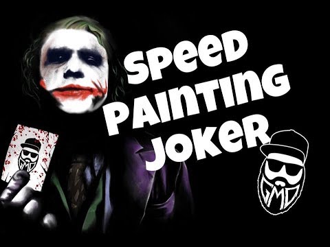 SPEED PAINTING JOKER - IPAD PRO - PROCREATE ~ GMD ART ~