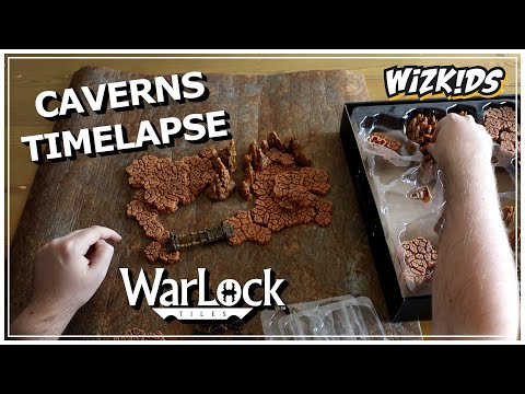 WarLock Tiles Caverns Build Timelapse